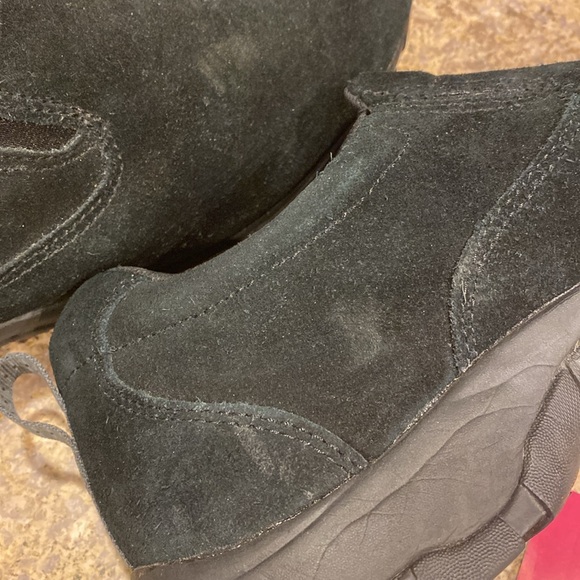 L.L. Bean Insulated Comfort Mocs With Arctic Grip Suede Vibram 11 Medium Black - Picture 17 of 17